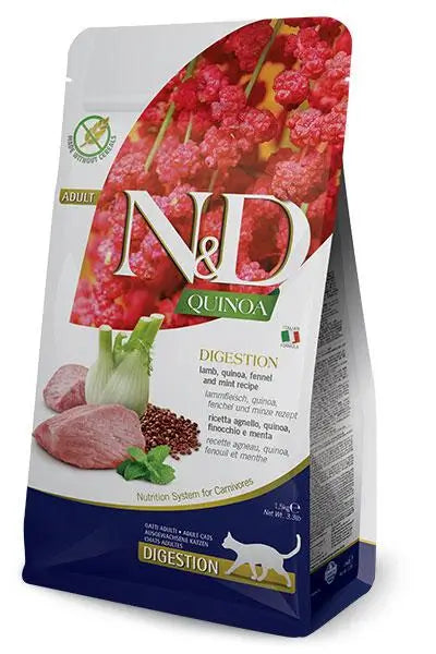 Farmina N&D Cat Quinoa Digestion Lamb Digestion 300Gr, cat food