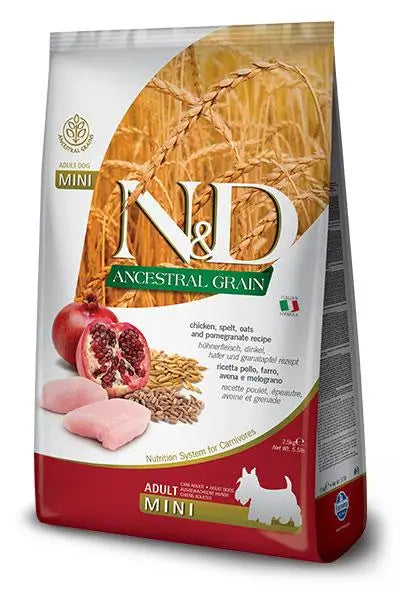 Farmina N&D Dog Ancestral Mini Chicken 800Gr, dog food