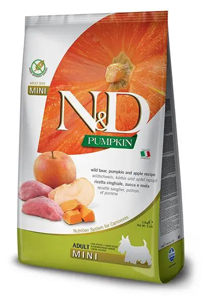 Farmina N&D Dog Calabaza Mini Jabali 2,5Kg, dog food