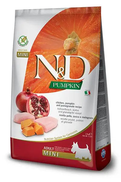 Farmina N&D Dog Calabaza Mini Pollo 800Gr, dog food
