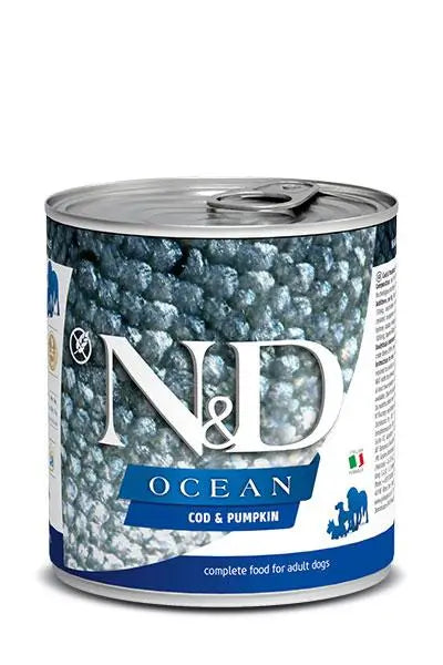 Farmina N&D Dog Ocean Ocean Pumpkin Codfish Box 6X285Gr, wet dog food