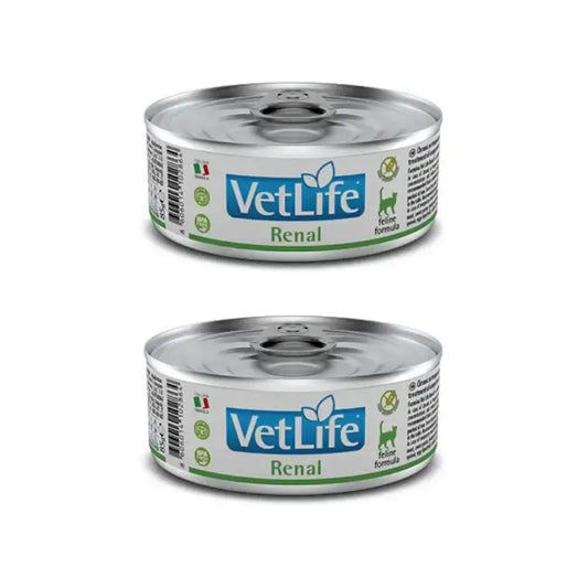 Farmina Vet Cat Renal Box 12X85Gr, Wet Cat Food, Pack Of 2