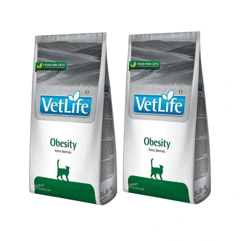 Farmina Vet Life Cat Obesity 5Kg, Cat Food, Pack Of 2