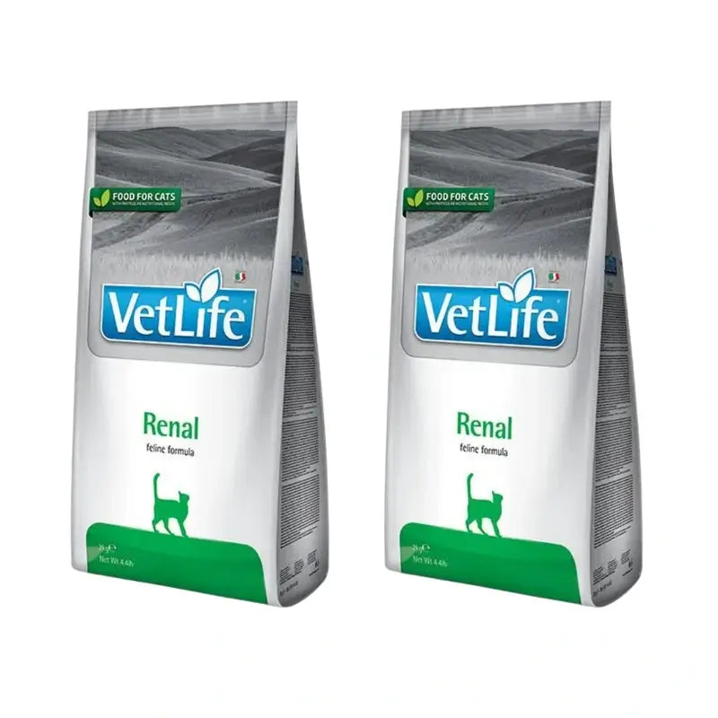 Farmina Vet Life Cat Renal 2Kg, Cat Food, Pack Of 2