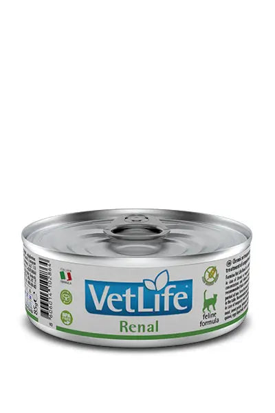 Farmina Vet Life Cat Renal 12X85Gr Box, wet cat food