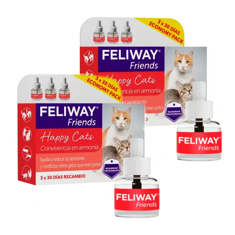 Feliway Friends 3X48 ml, Pack 2 units