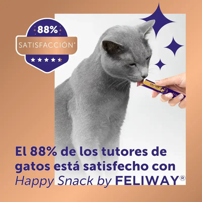 Feliway Happy Snack Chicken and Salmon, 48 sachets