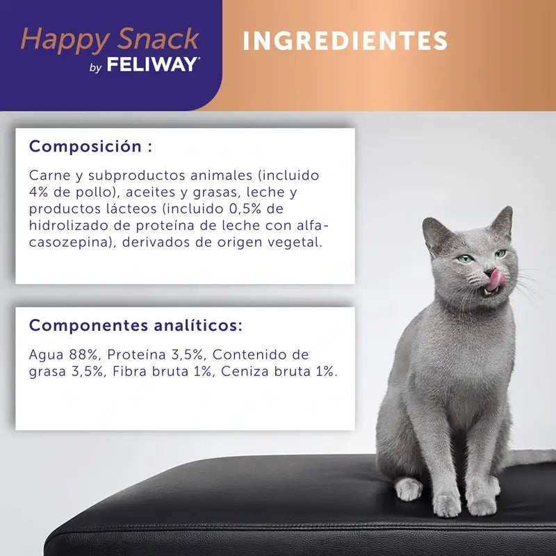 Feliway Happy Snack Chicken Flavour, 24 sachets