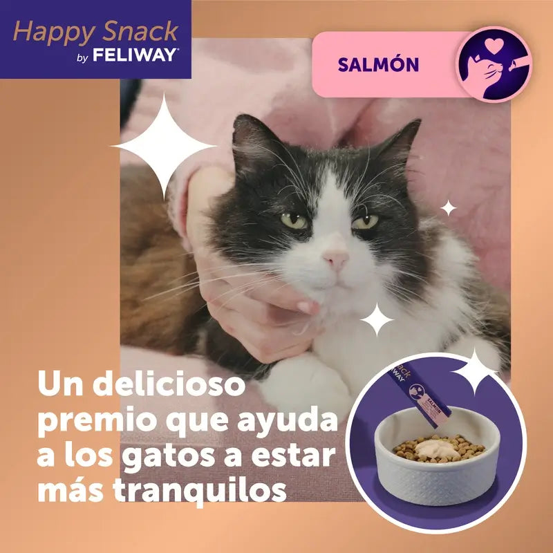 Feliway Happy Snack Salmon Flavour, 6 sachets