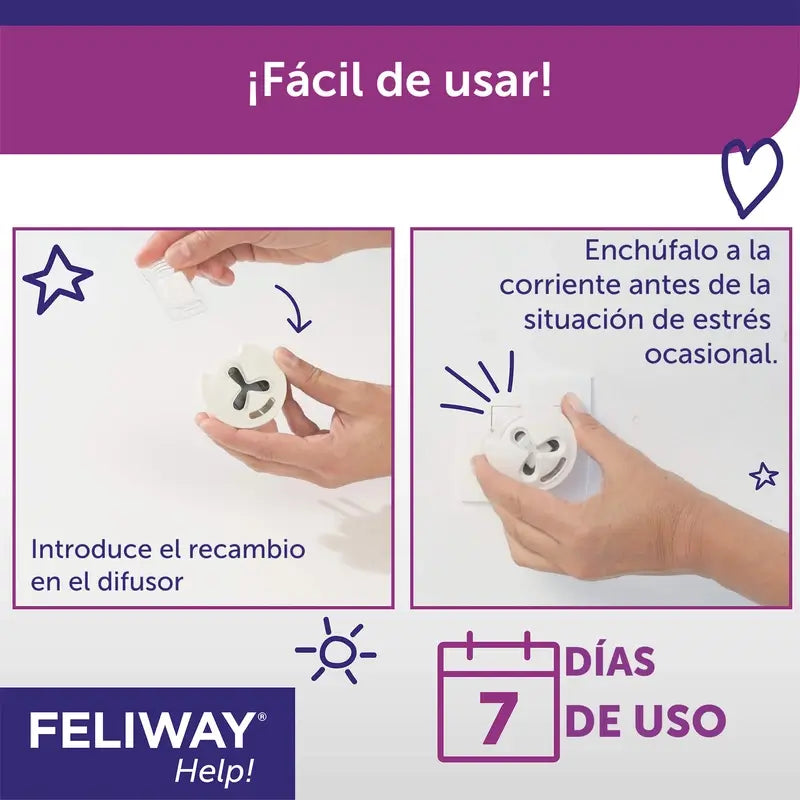 Feliway Help Diffuser + Refill