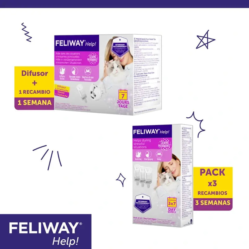 Feliway Help Diffuser + Refill