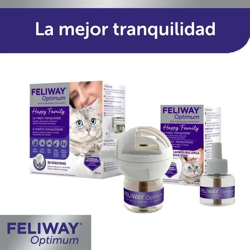 Feliway Optimum Diffuser + Refill 48 ml