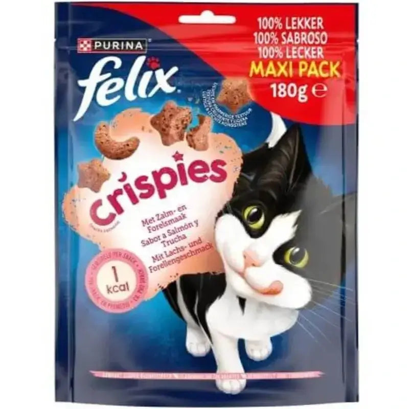 Felix Crispies Salmon and Trout 5 x 180 grams