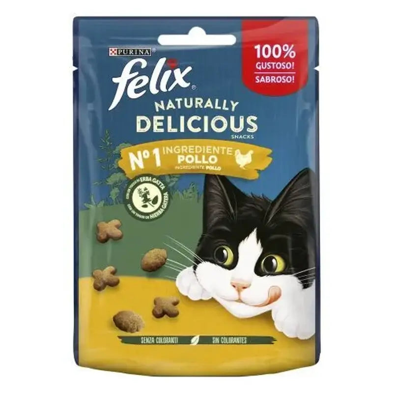 Felix Feline Naturally Delicius Chicken & Herbs For Cats 8X50Gr
