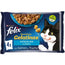 Felix Feline Sensations Salmon Shrimp Trout 12X4X85Gr