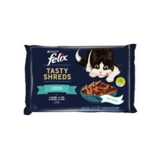 Felix Tasty Shreds Salmon Sauce 12x4x80 grams