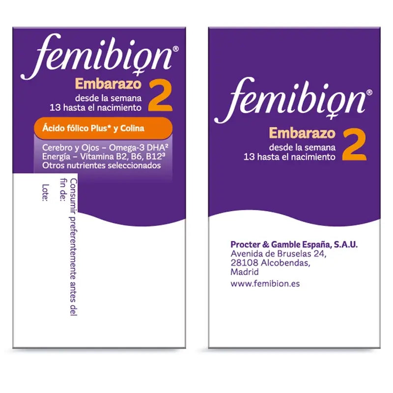 Femibion 2 Pregnancy with Folic Acid and Vitamins, 28 tablets