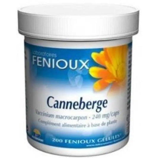 Fenioux Canneberge Cranberry 240Mg. 200 Capsules