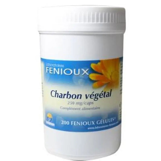 Fenioux Vegetable Carbon 250Mg. 200 Capsules