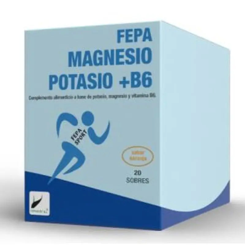 Fepadiet Fepa Sport Magnesium+Potassium+B6 Orange 20Sbrs.