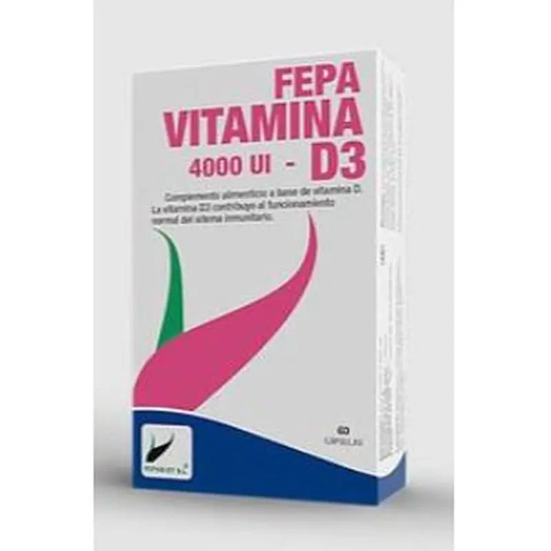 Fepadiet Fepa-Vitamin D3 4000Ui 60 Capsules