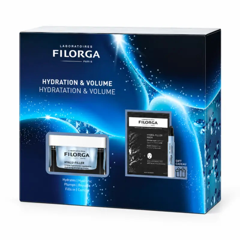 Filorga Hyalu-Filler Pack: Cream + Lip Balm + Flash Hydrating Mask