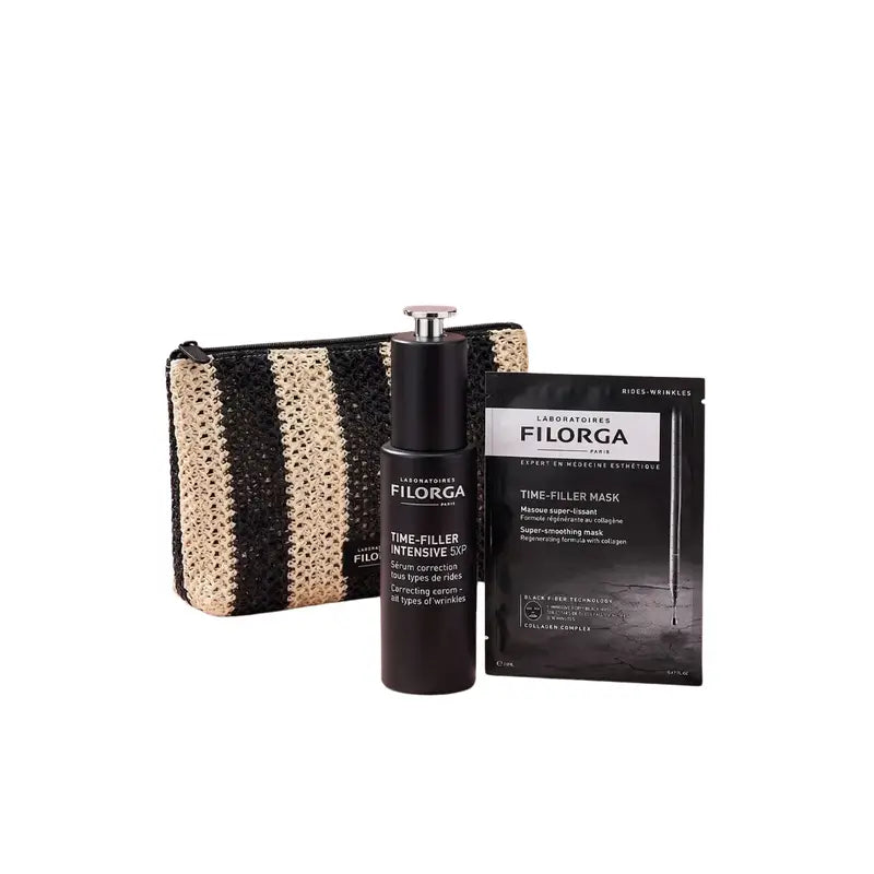 Filorga Time-Filler Intensive 5Xp Serum + Mask Pack with a Free Toiletry Bag