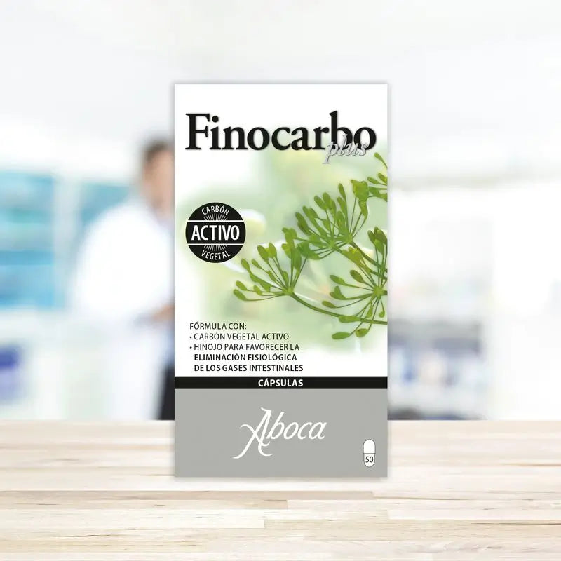 Aboca Finocarbo Plus Intestinal Gas, 50 Capsules