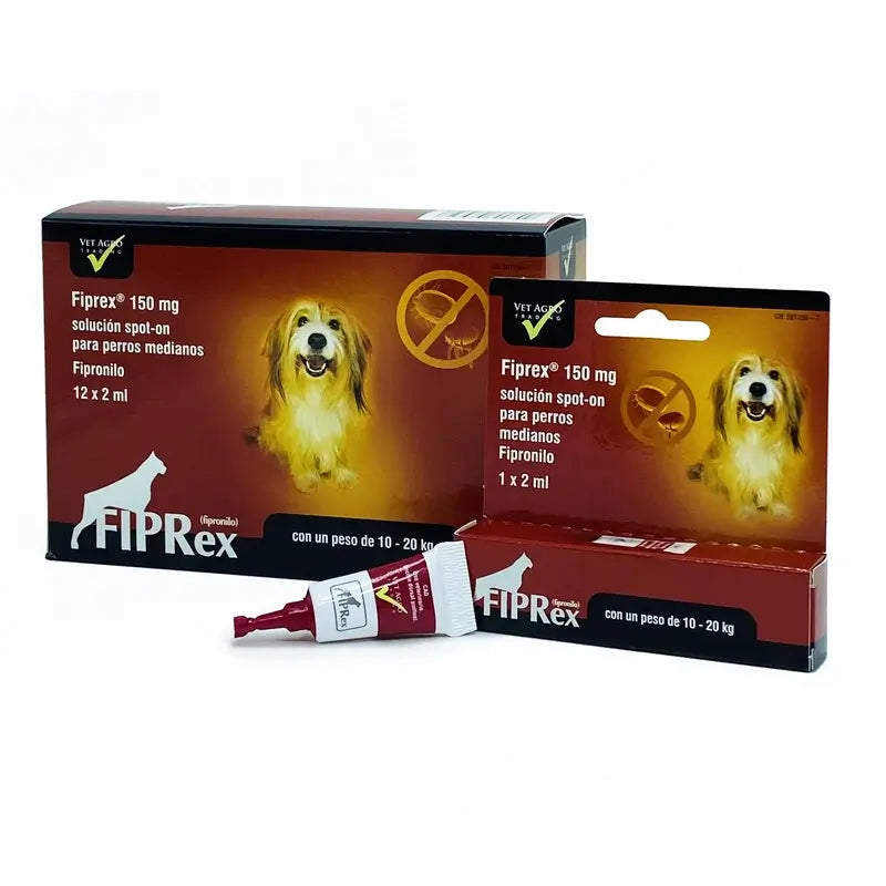 Chemical Fiprex M (Dogs 10–20 kg), 12 pipettes
