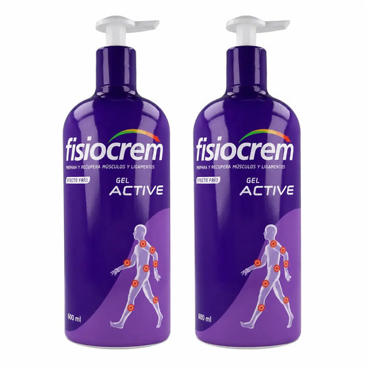 Fisiocrem Gel Active 600 ml, pack of 2