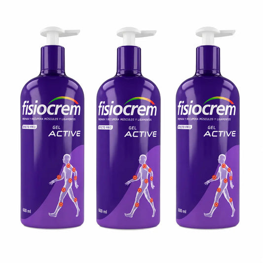 Fisiocrem Active Gel 600 ml, pack of 3