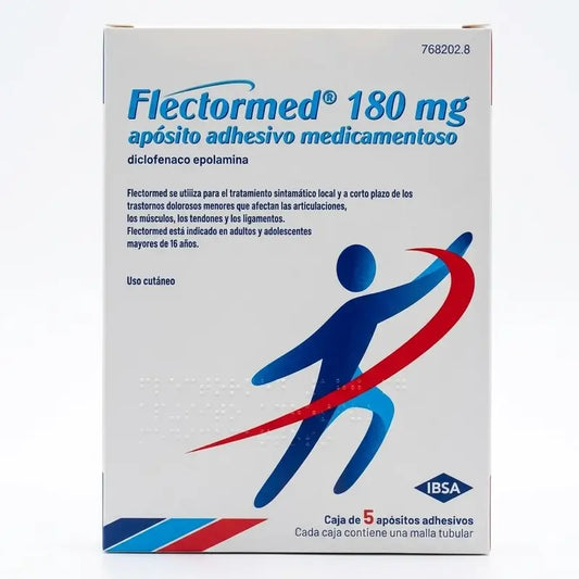 Flectormed 180 Mg Medicated Adhesive Dressing, 5 Dressings
