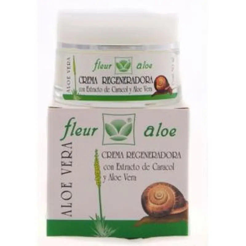Fleuraloe Regenerating Cream Ext. Snail and Aloe 50Ml.