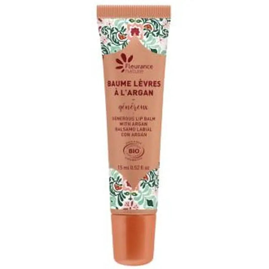 Fleurance Nature Generous Lip Balm Argan 15Ml. Bio