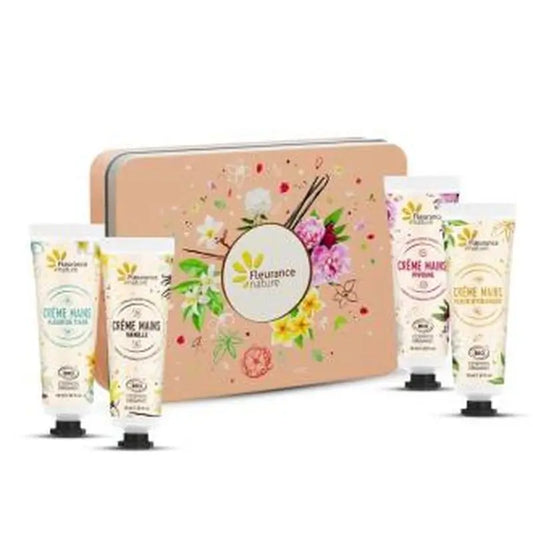 Fleurance Nature Peach Hand Cream Quartet Box 4Pcs.