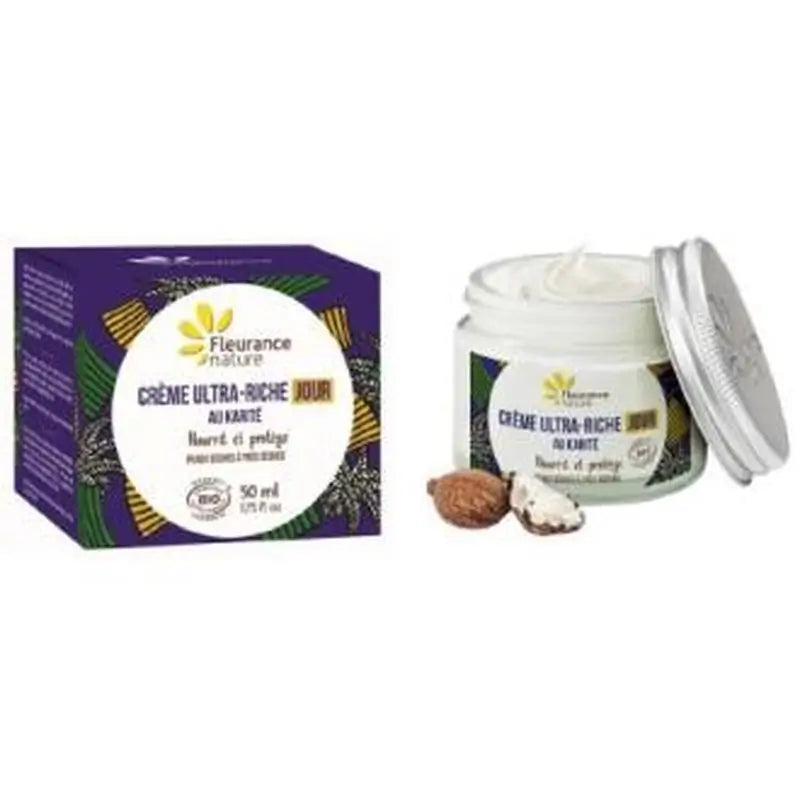 Fleurance Nature Ultra Rich Day Cream with Shea Butter 50ml.
