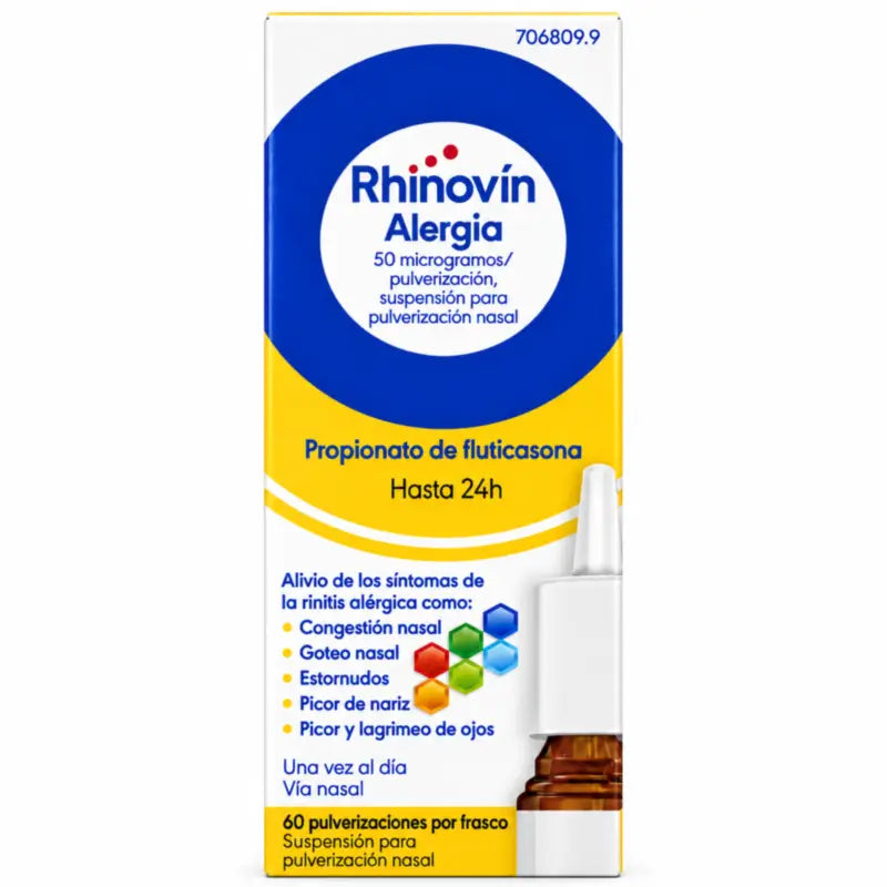 Rhinovín 50 mcg/spray Nasal Nebuliser 60 Doses