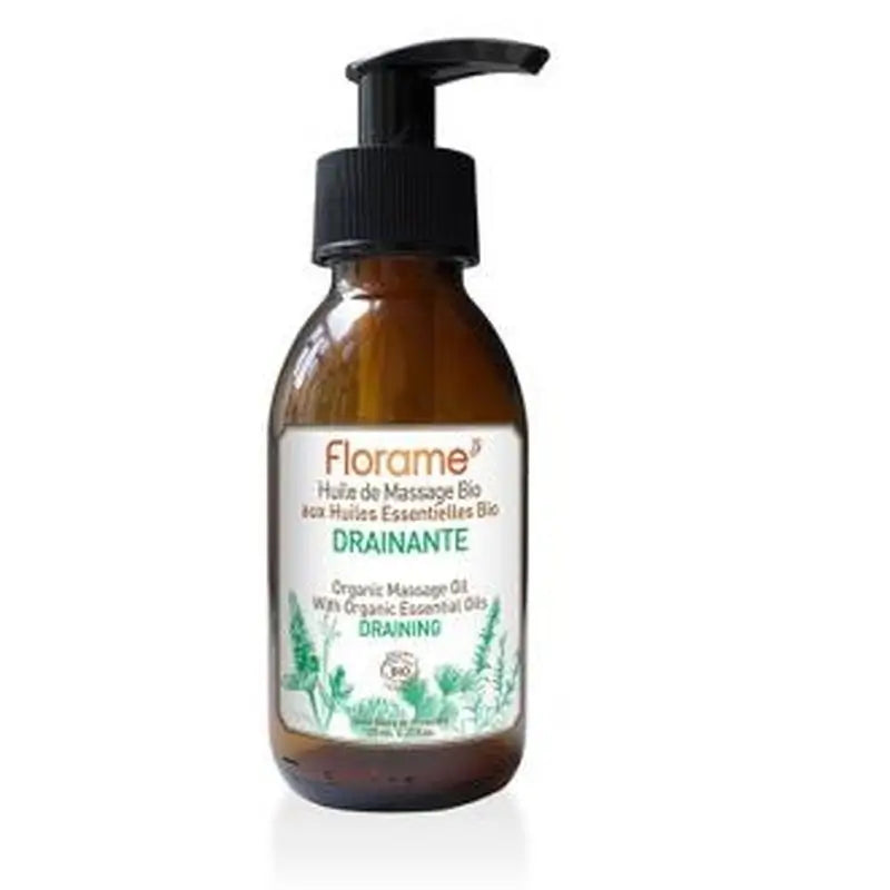 Florame Draining Massage Oil 120Ml.