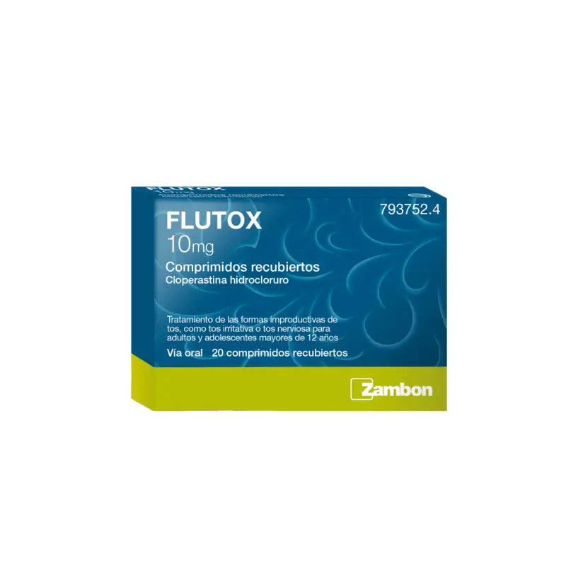 Flutox 10 mg 20 tablets