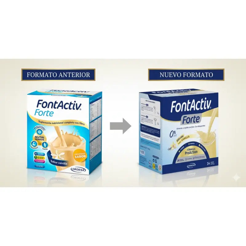 FontActiv Forte Vanilla, 14X30g