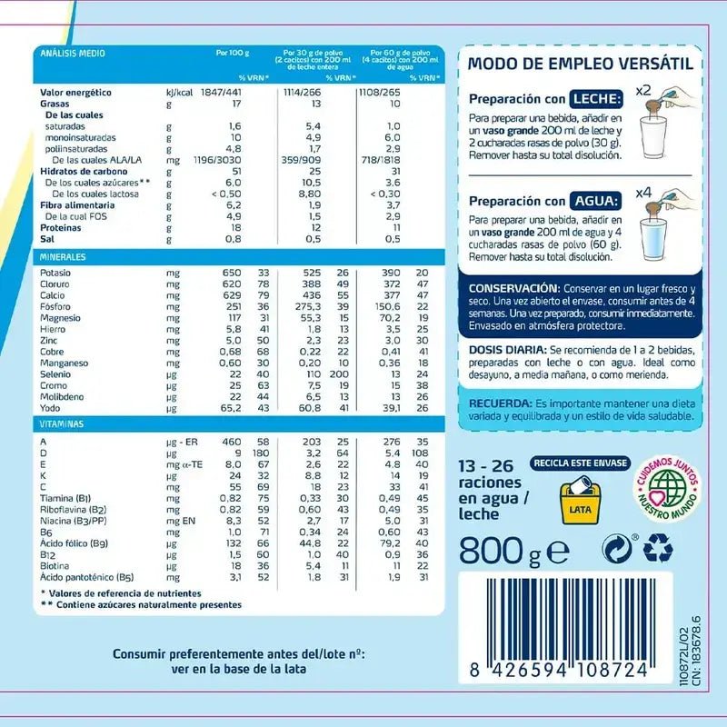 Fontactiv forte ProAction Chocolate, 800g