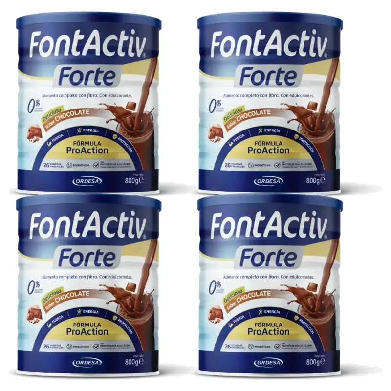 Fontactiv forte ProAction Chocolate, 4 x 800 g