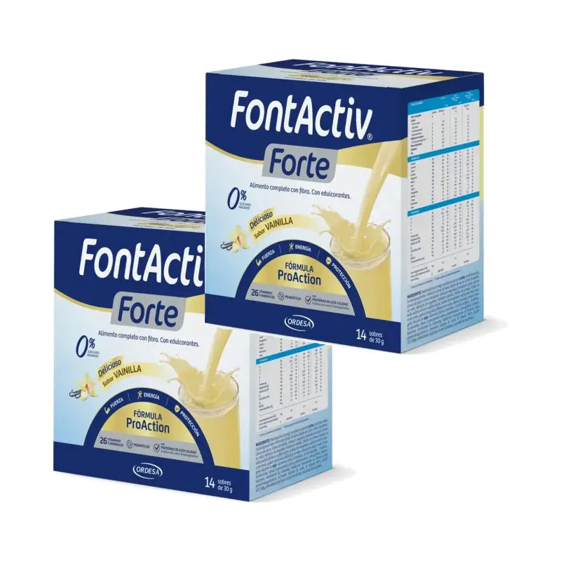 FontActiv Forte Vanilla, 28 sachets of 30 g