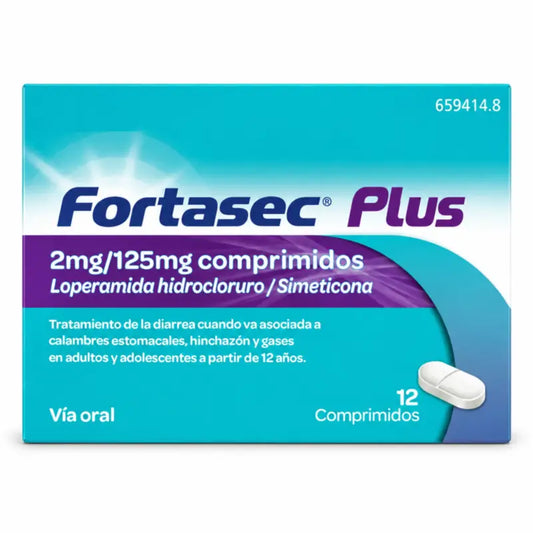 Fortasec Plus 2/125 mg 12 tablets