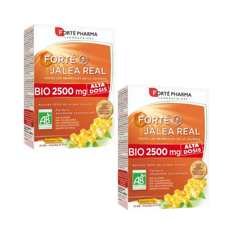 Forté Pharma Duplo Forté Royal Jelly Bio 2500 mg 2 x 20 Amp x 10 ml