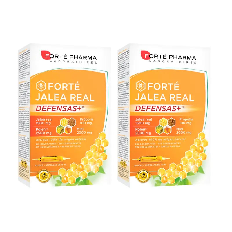 Forté Pharma Duplo Forté Royal Jelly Defence+, 2 x 20 phials