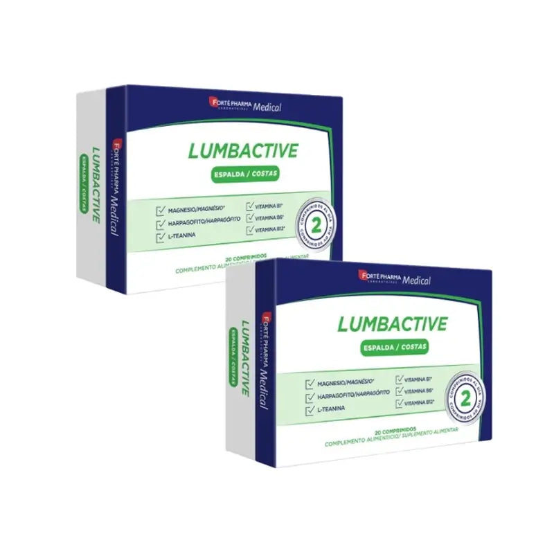 Forte Pharma Duplo Medical Lumbactive Back, 2 x 20 Tablets