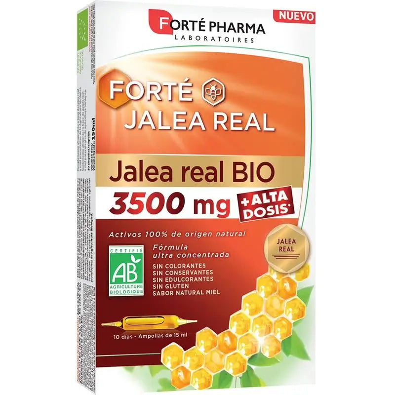 Forté Pharma Royal Jelly Bio 3500 Mg , 10 ampoules