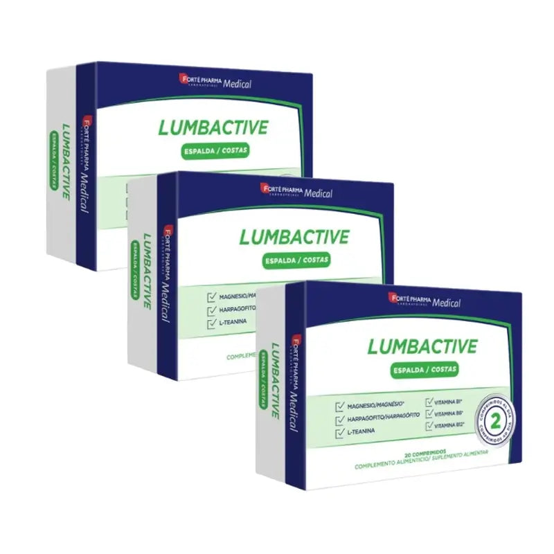 Forte Pharma Triplo Medical Lumbactive Back, 3 x 20 Tablets