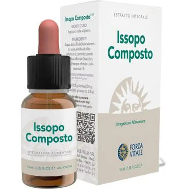 Forza Vitale Issopo Composto (Tin) Metal Espagirico 10Ml.
